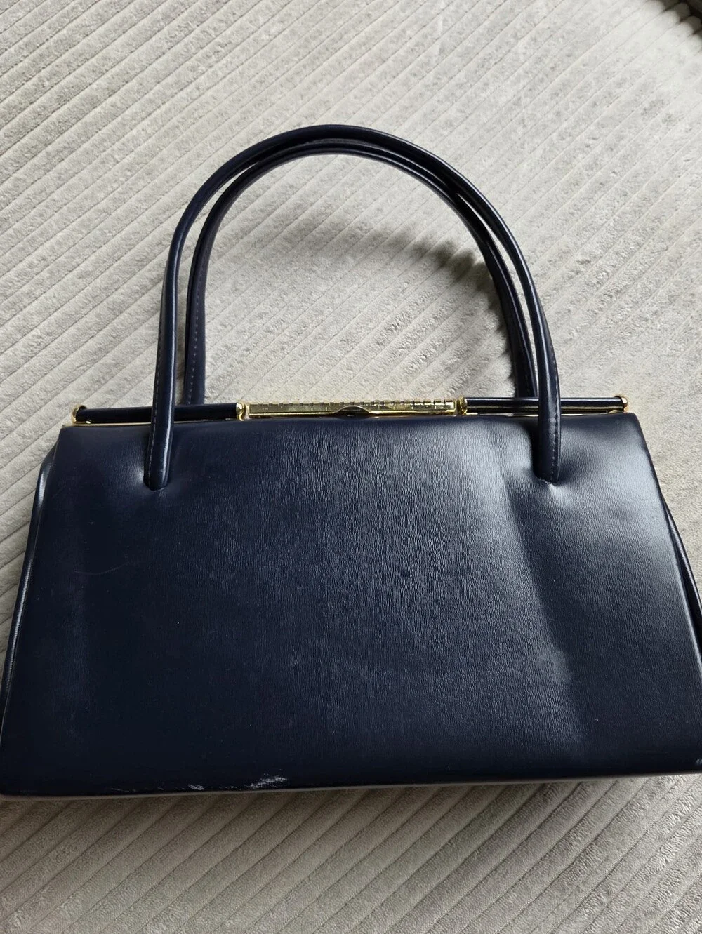 Deep Navy Vintage Purse